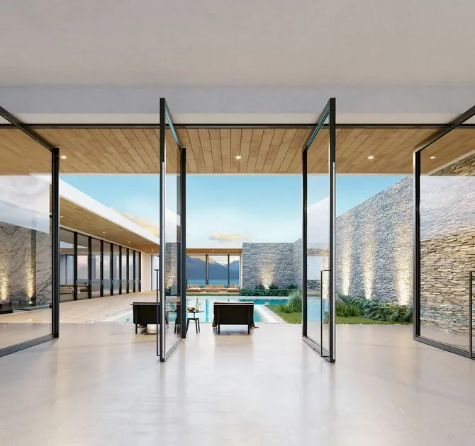 Masterline Pivot 8 XL ulazna vrata Split - extra velika pivot vrata za impresivne ulaze